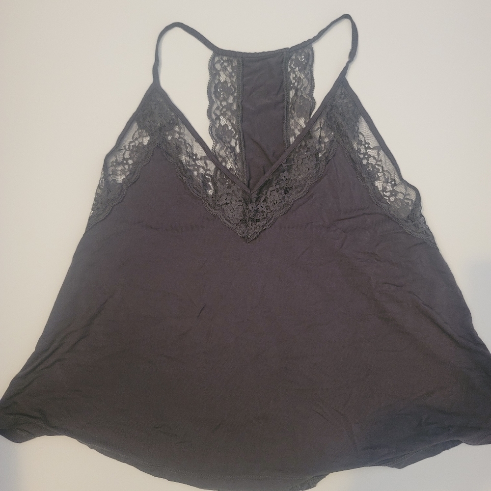 American Eagle Racerback Lace Tank